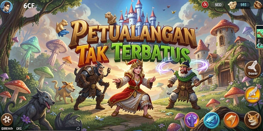 Tangkapan layar <strong>6CF</strong> menampilkan gameplay eksplorasi yang seru dan penuh tantangan.