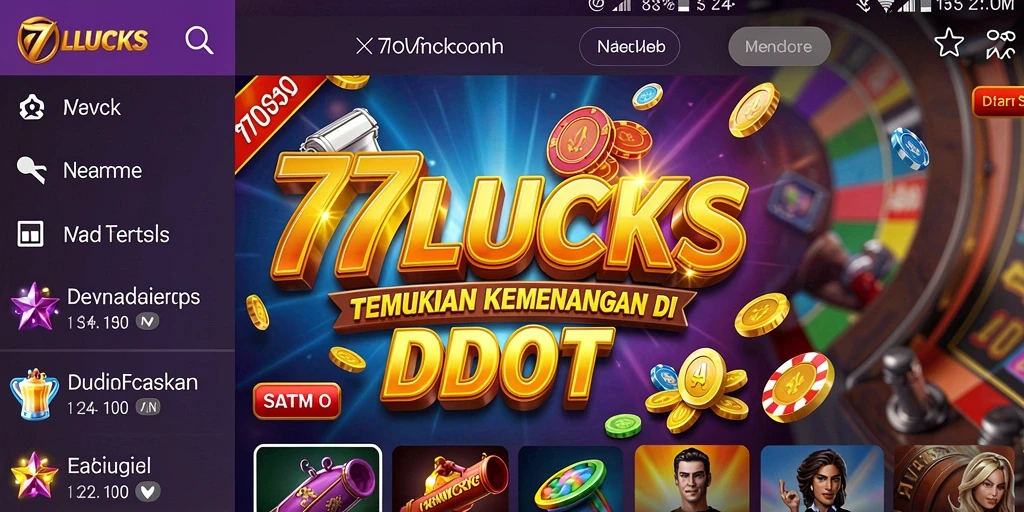 Tampilan gameplay Slot yang mengasyikkan di 77LUCKS.
