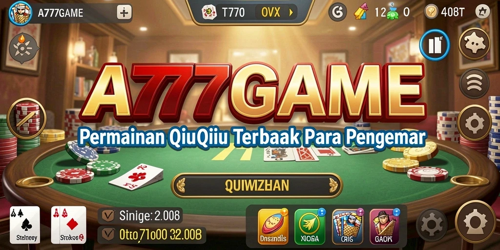 Tampilan gameplay QiuQiu yang menarik dan interaktif.
