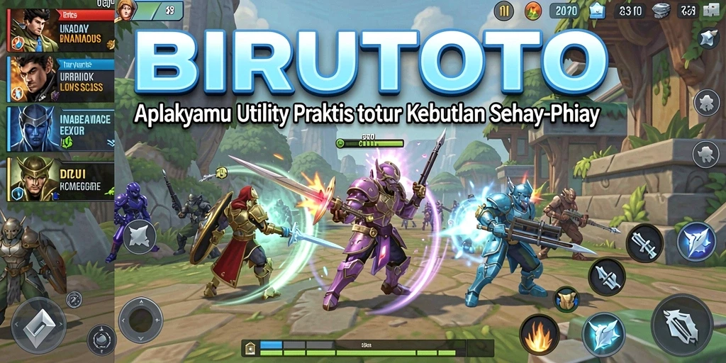 Tampilan utama BIRUTOTO yang informatif dan interaktif.