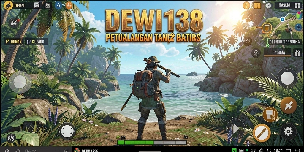 Tampilan gameplay DEWI138 yang menakjubkan di dunia terbuka.