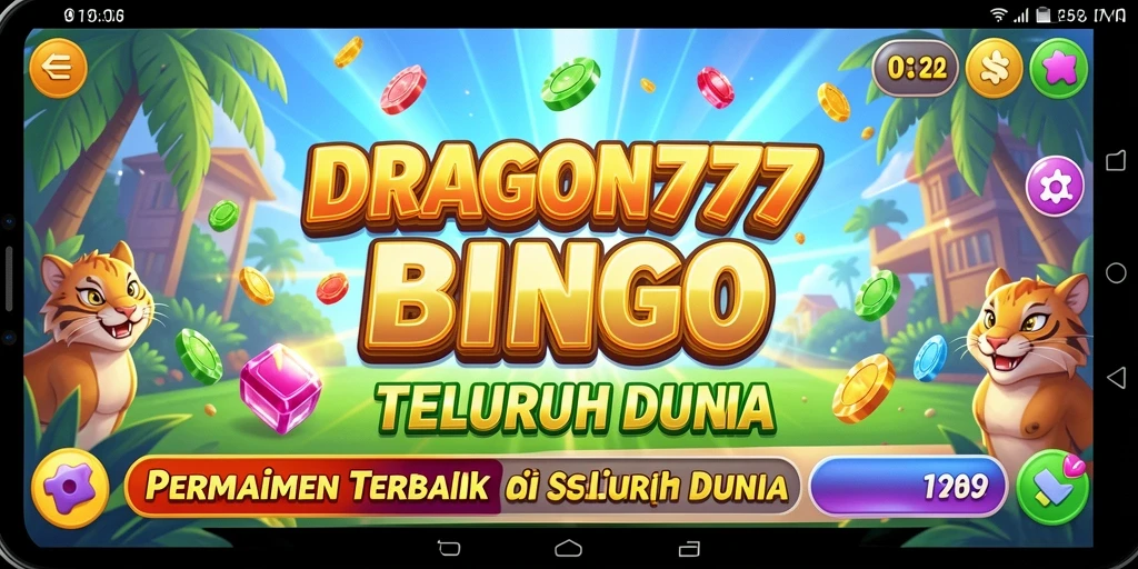 Screenshot utama DRAGON777 menampilkan gameplay Bingo yang seru dan interaktif.