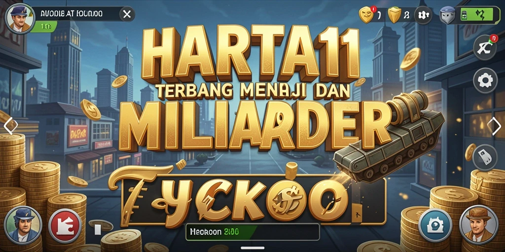 Screenshot HARTA11 menampilkan gameplay Tycoon yang seru dan interaktif.