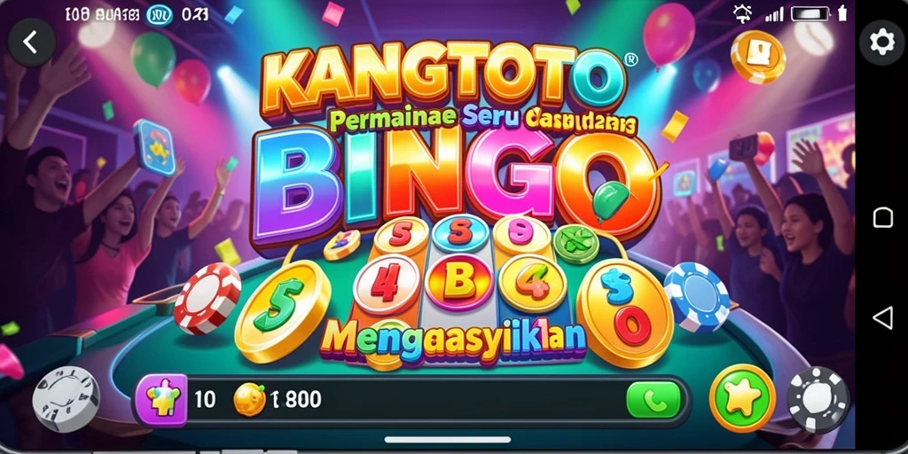 Screenshot gameplay KANGTOTO yang menunjukkan suasana permainan Bingo.
