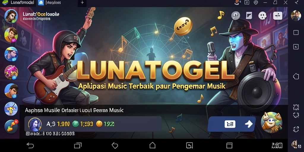 Tampilan gameplay LUNATOGEL yang seru dan interaktif.