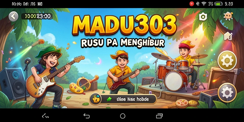 Tampilkan gameplay seru di MADU303 dengan irama musik yang menggugah.