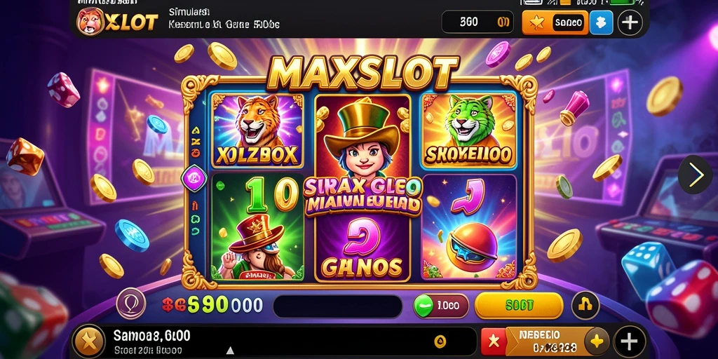 Gameplay menarik dengan tema slot yang cerah dan dinamis.