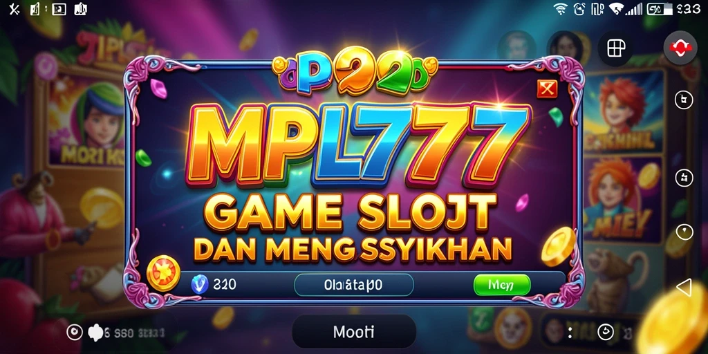Tampilan menarik dari gameplay slot MPL777 yang seru dan menyentuh.