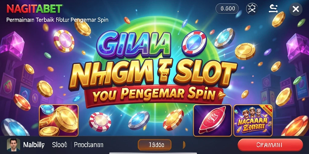 Tampilan mendebarkan gameplay Slot dalam NAGITABET