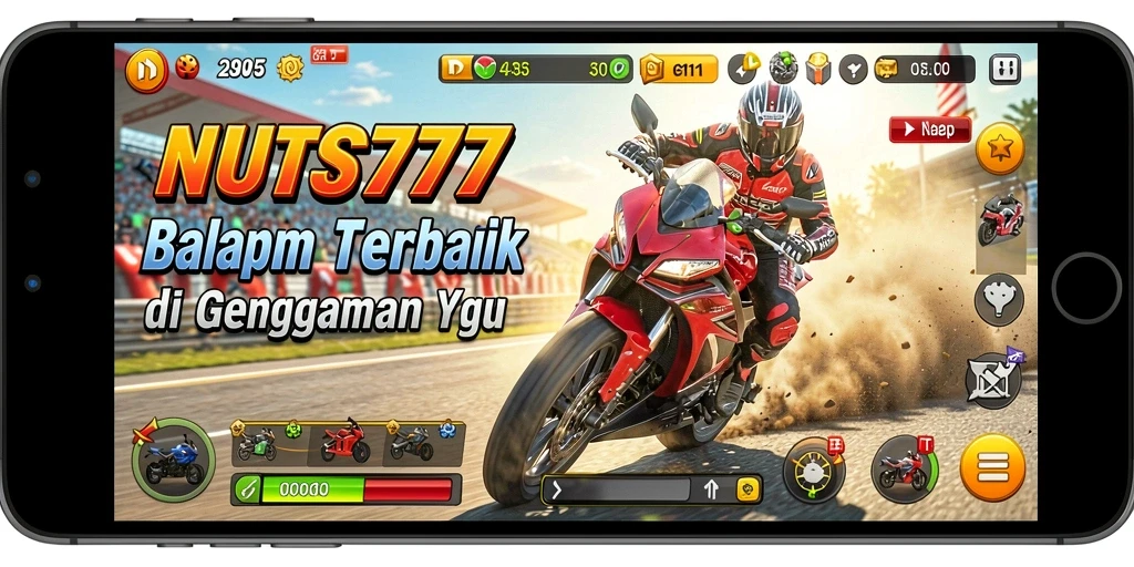 Tampilan gameplay NUTS777 yang penuh aksi dan seru.