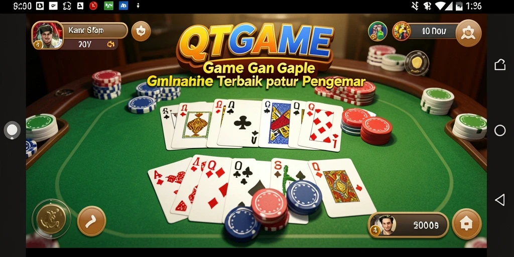 Tampilan gameplay seru dan interaktif dari QTGAME.