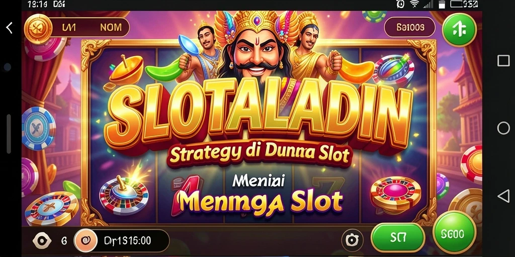 Tampilan penuh warna dari gameplay SLOTALADIN yang strategis.