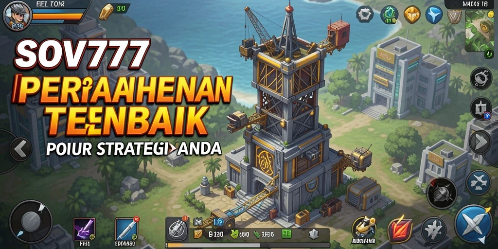 Tampilan gameplay SOV777 yang menegangkan dalam pertarungan Tower Defense.