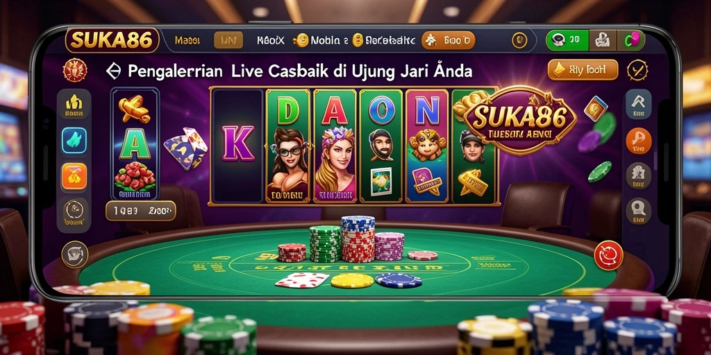 Screenshot gameplay SUKA86 dengan dealer dan pemain nyata.
