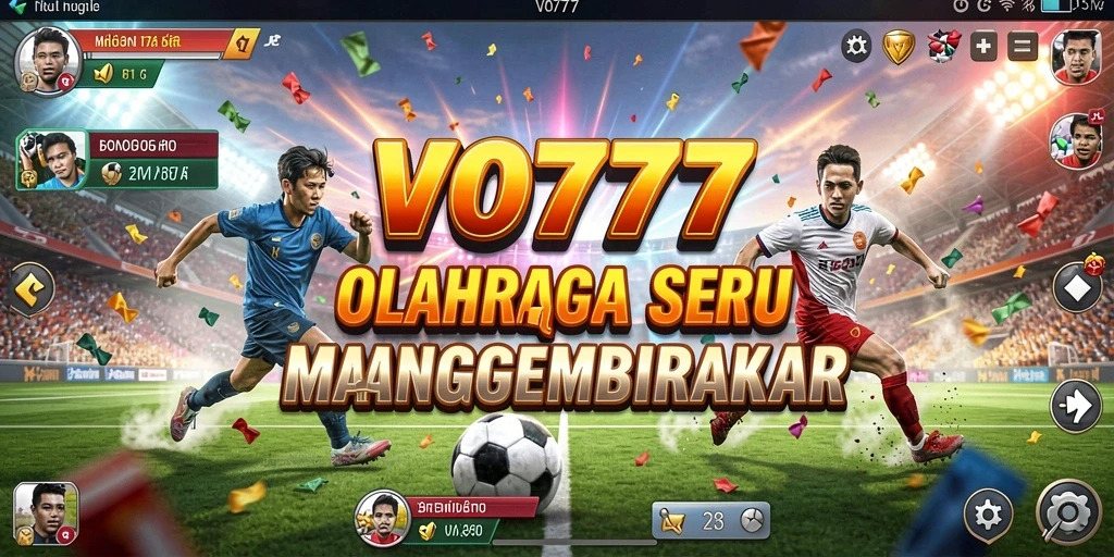 Tampilan utama VO777 dengan gameplay menarik dari berbagai bidang olahraga.