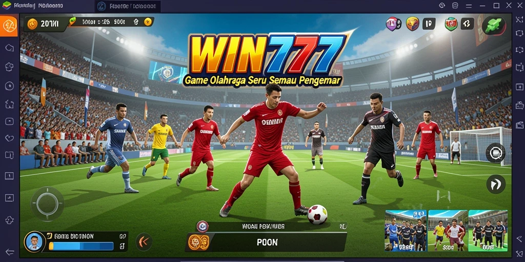 Tampilan gameplay menarik dari WIN777 yang memukau.
